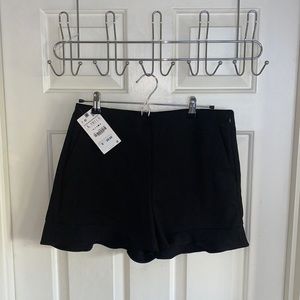 Black Zara Dress Shorts, Size L